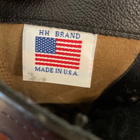 HH Brand - Airborne Jump Combat Boots - Black Leather - Lace Up -  Size 8 - USA - Picture 11 of 14